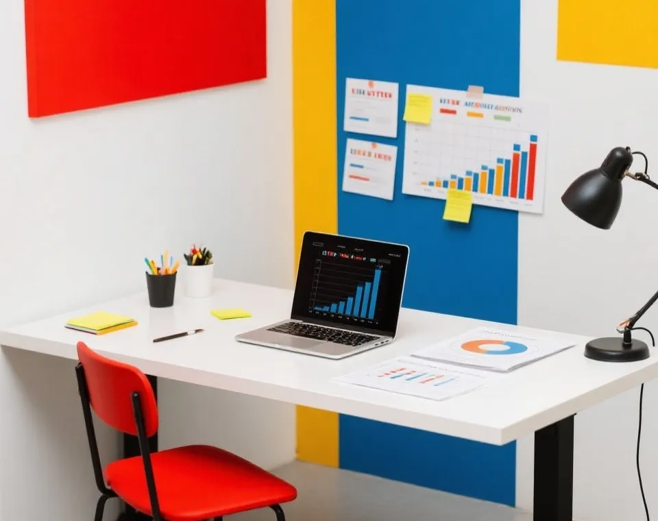 資料整理與策略規劃工作場景示意